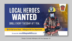 Graphic Design by D Creative for WILLINGTON HILL FIRE DEPARTMENT | Design #32581882