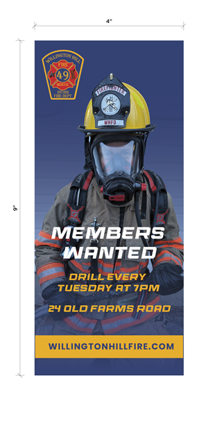Graphic Design by Marshel Tucunan for WILLINGTON HILL FIRE DEPARTMENT | Design: #32534817