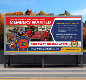 Graphic Design by Dzhafir for WILLINGTON HILL FIRE DEPARTMENT | Design: #32540019