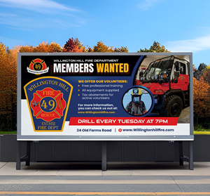 Graphic Design by Dzhafir for WILLINGTON HILL FIRE DEPARTMENT | Design: #32546014