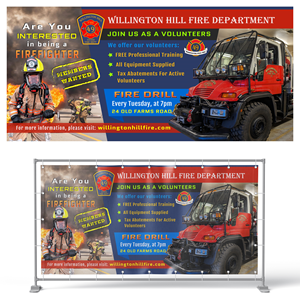 Graphic Design by Sweet Bird for WILLINGTON HILL FIRE DEPARTMENT | Design #32584330