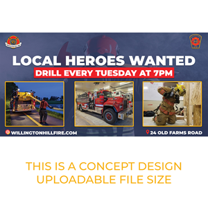 Graphic Design by Gulsher for WILLINGTON HILL FIRE DEPARTMENT | Design: #32550814