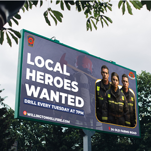 Grafik-Design von Gulsher für WILLINGTON HILL FIRE DEPARTMENT | Design: #32557455