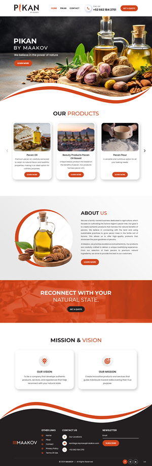 Web Design by pb for this project | Design: #32540432