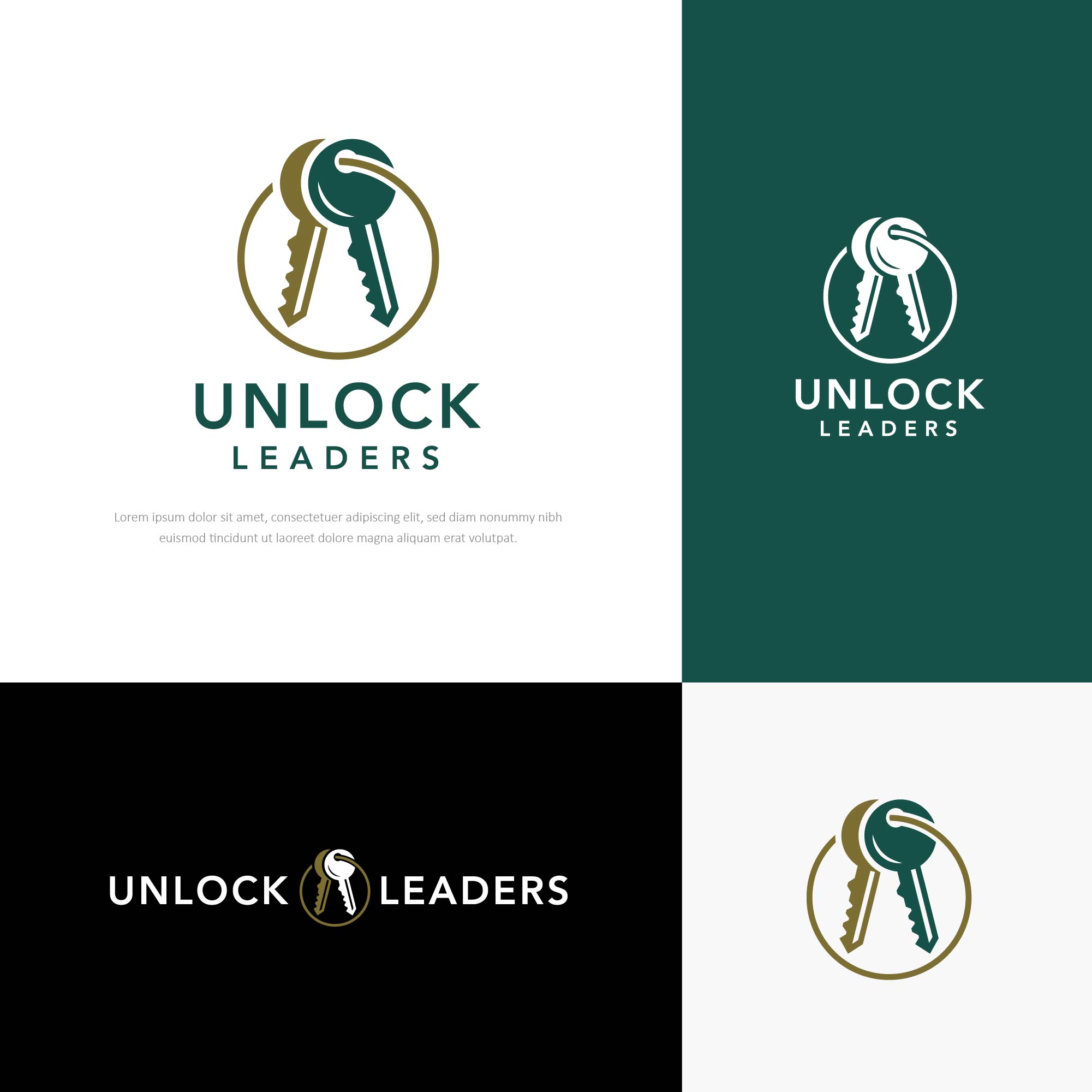 Logo Design by Transformed Design Inc. for Unlock Leaders | Design #32549388