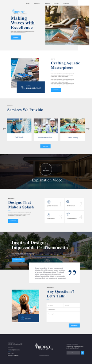 Web Design by Andrew Asiimwe for ONEELEVEN | Design: #32588158