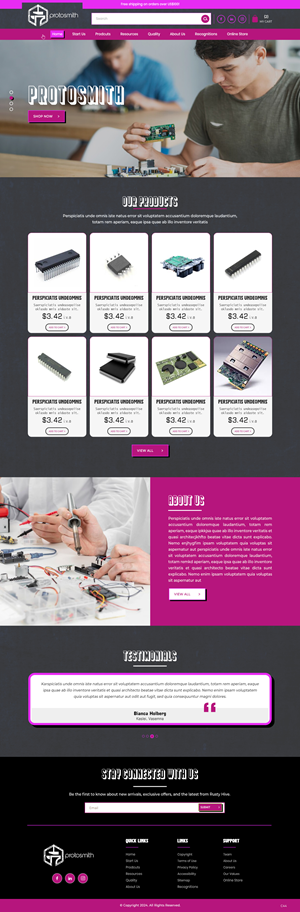Web Design by pb for this project | Design: #32548748
