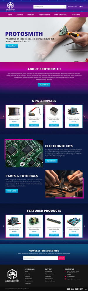 Web Design by pb for this project | Design: #32548754
