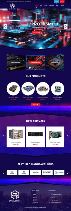 Web Design by pb for this project | Design: #32555907