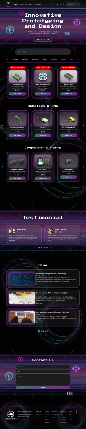Web Design by Taufik H for this project | Design: #32553008