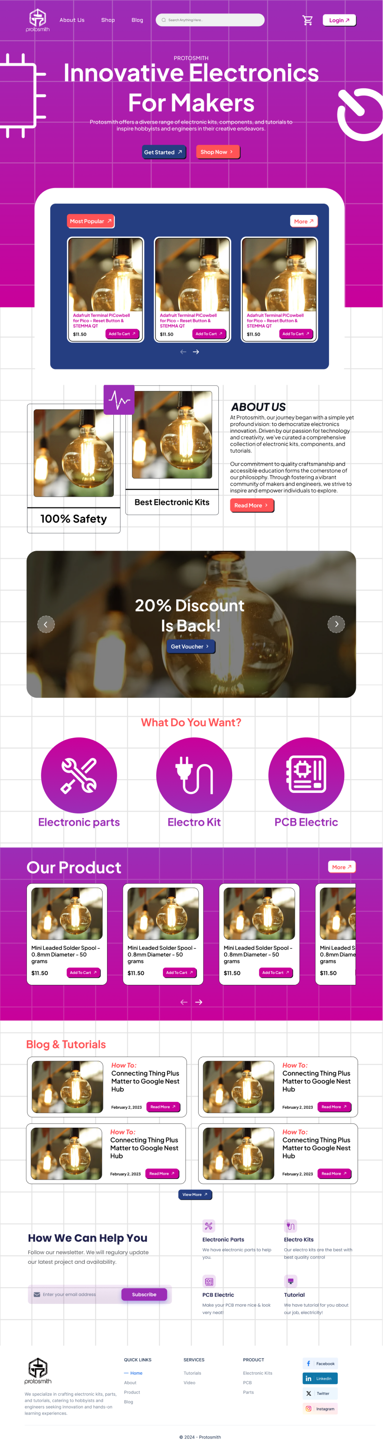 Web Design by Taufik H for this project | Design #32553232