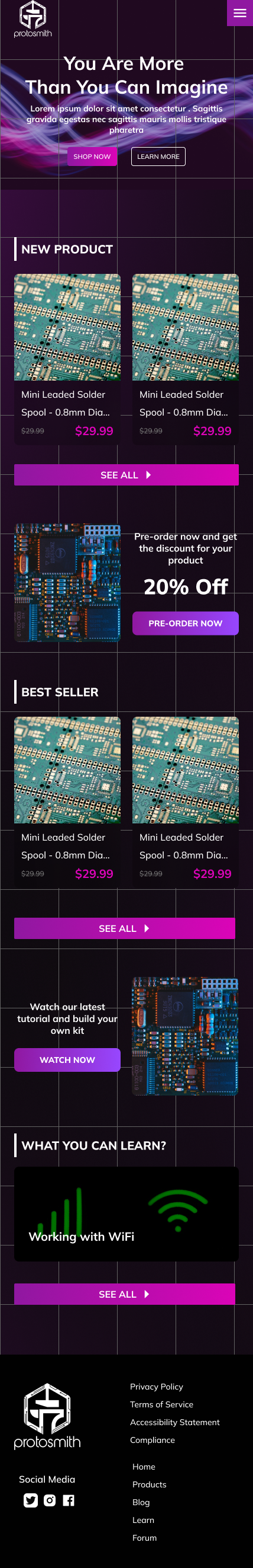 Web Design par Taufik H pour ce projet | Design #32553267