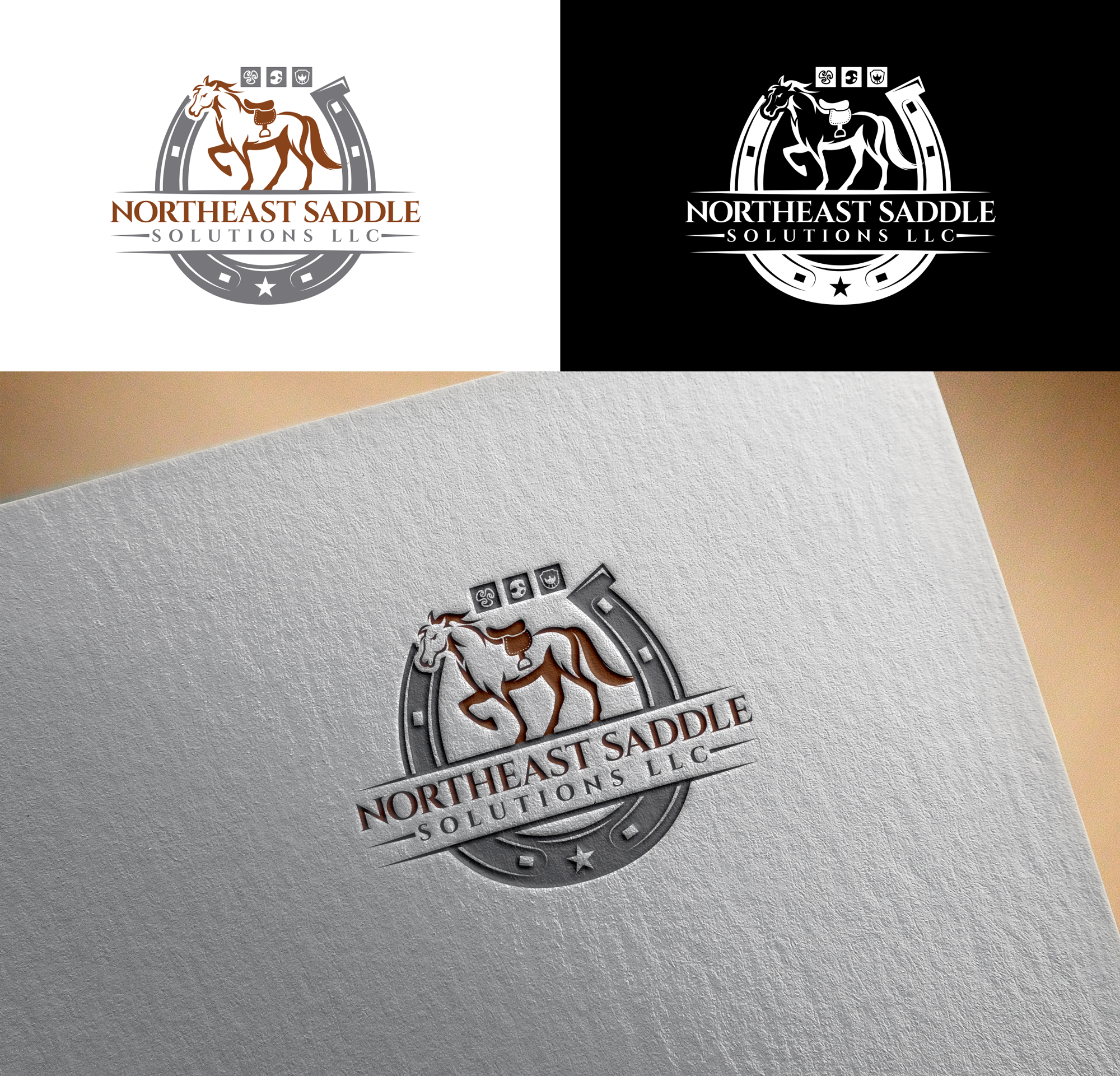 Logo-Design von RA-bica für Northeast Saddle Solutions LLC | Design #32550845