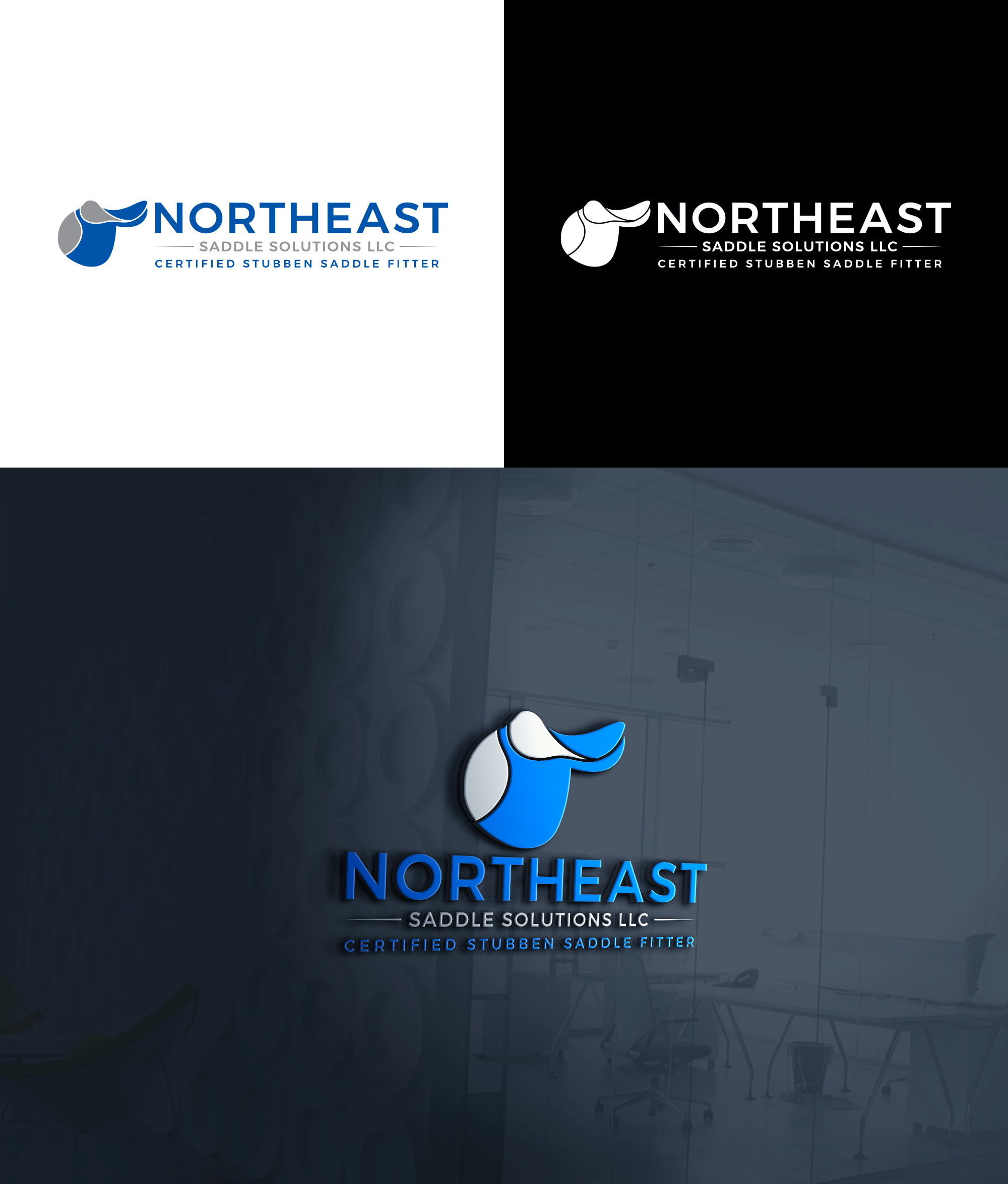 Logo-Design von RA-bica für Northeast Saddle Solutions LLC | Design #32552004