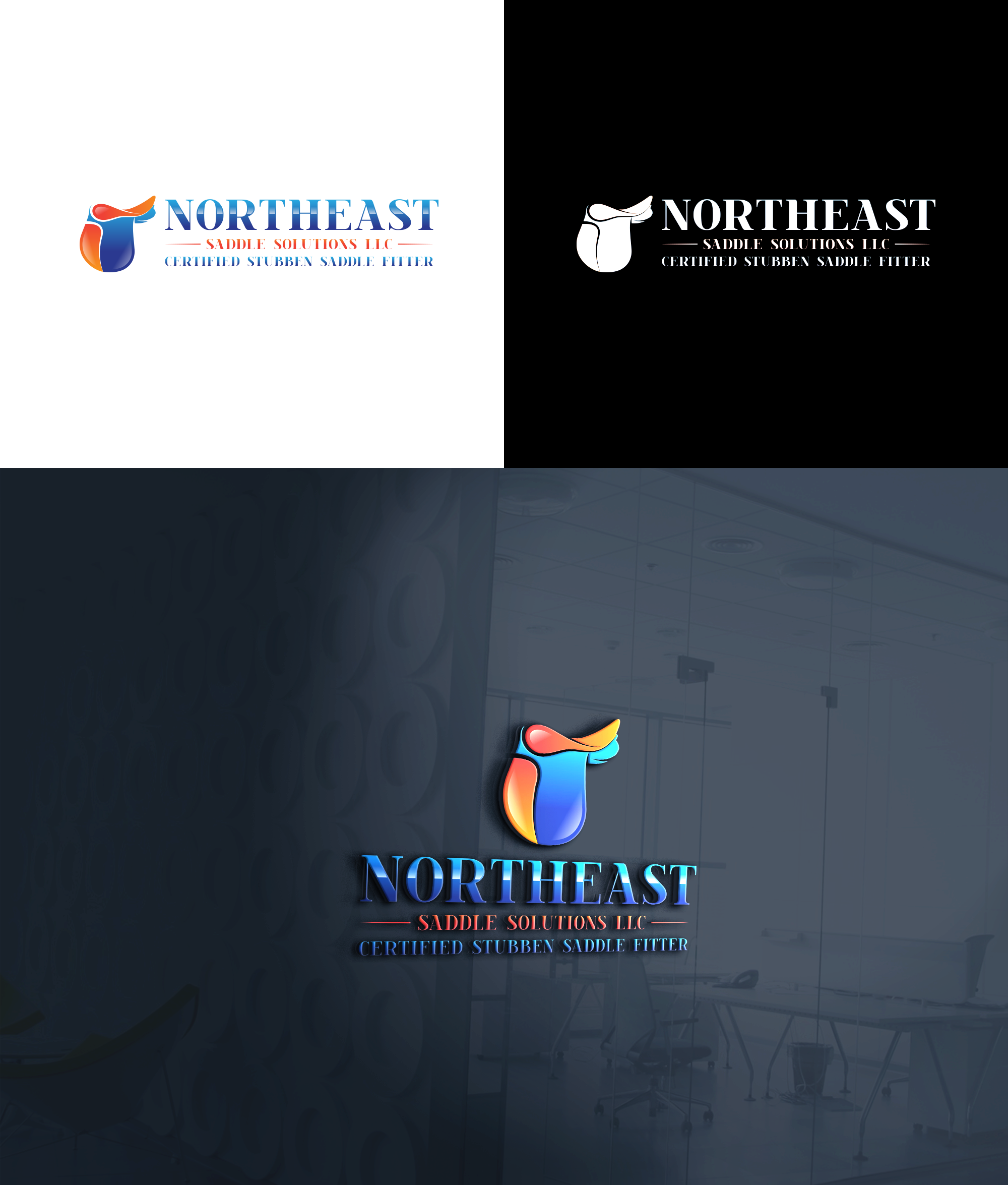 Logo-Design von RA-bica für Northeast Saddle Solutions LLC | Design #32552008