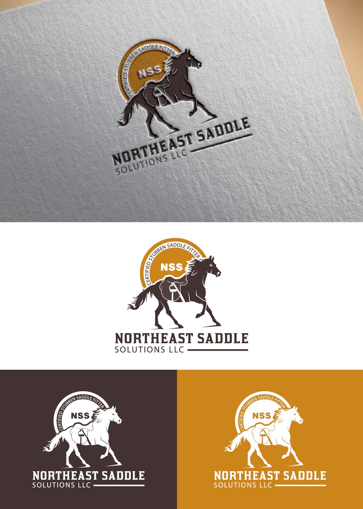Logo-Design von fly  design für Northeast Saddle Solutions LLC | Design #32554740
