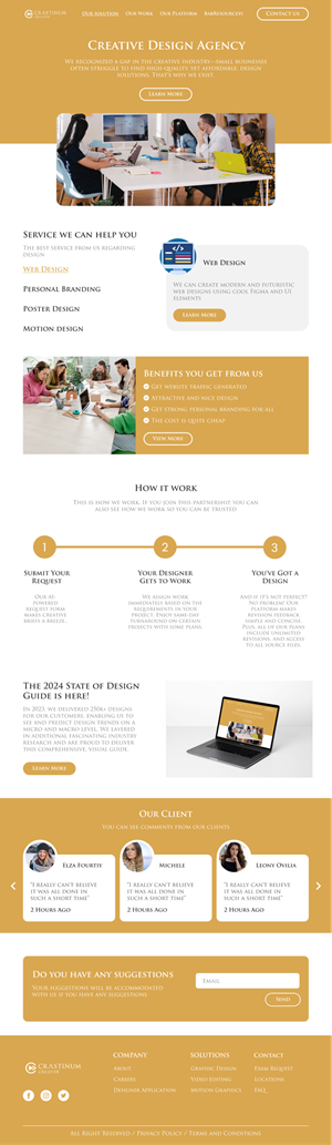 Web Design by Taufik H for ONEELEVEN | Design #32591846