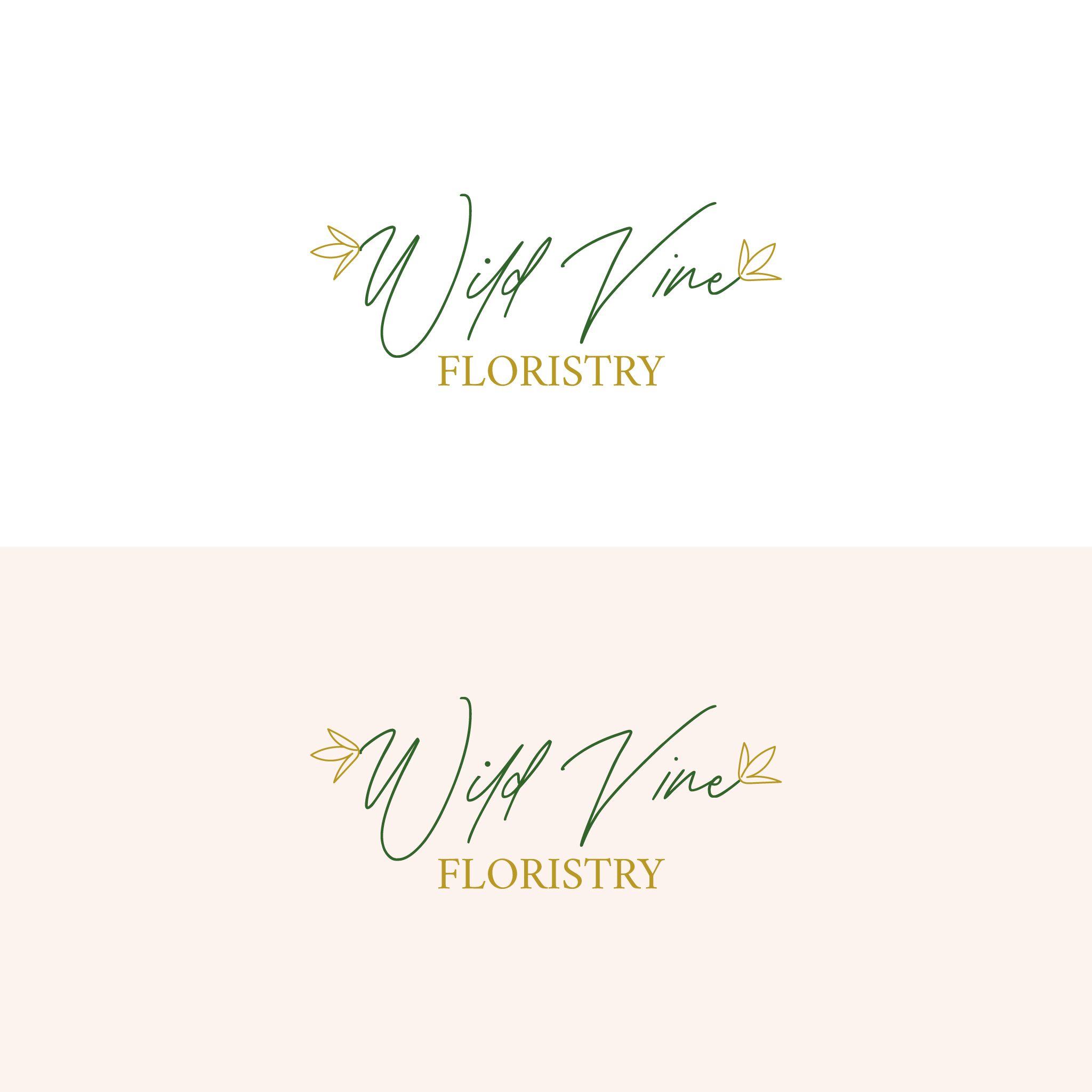 Logo Design by Nukhta Design for Wild Vine Floristry | Design #32567333
