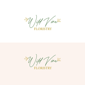 Logo Design by Nukhta Design for Wild Vine Floristry | Design: #32567333
