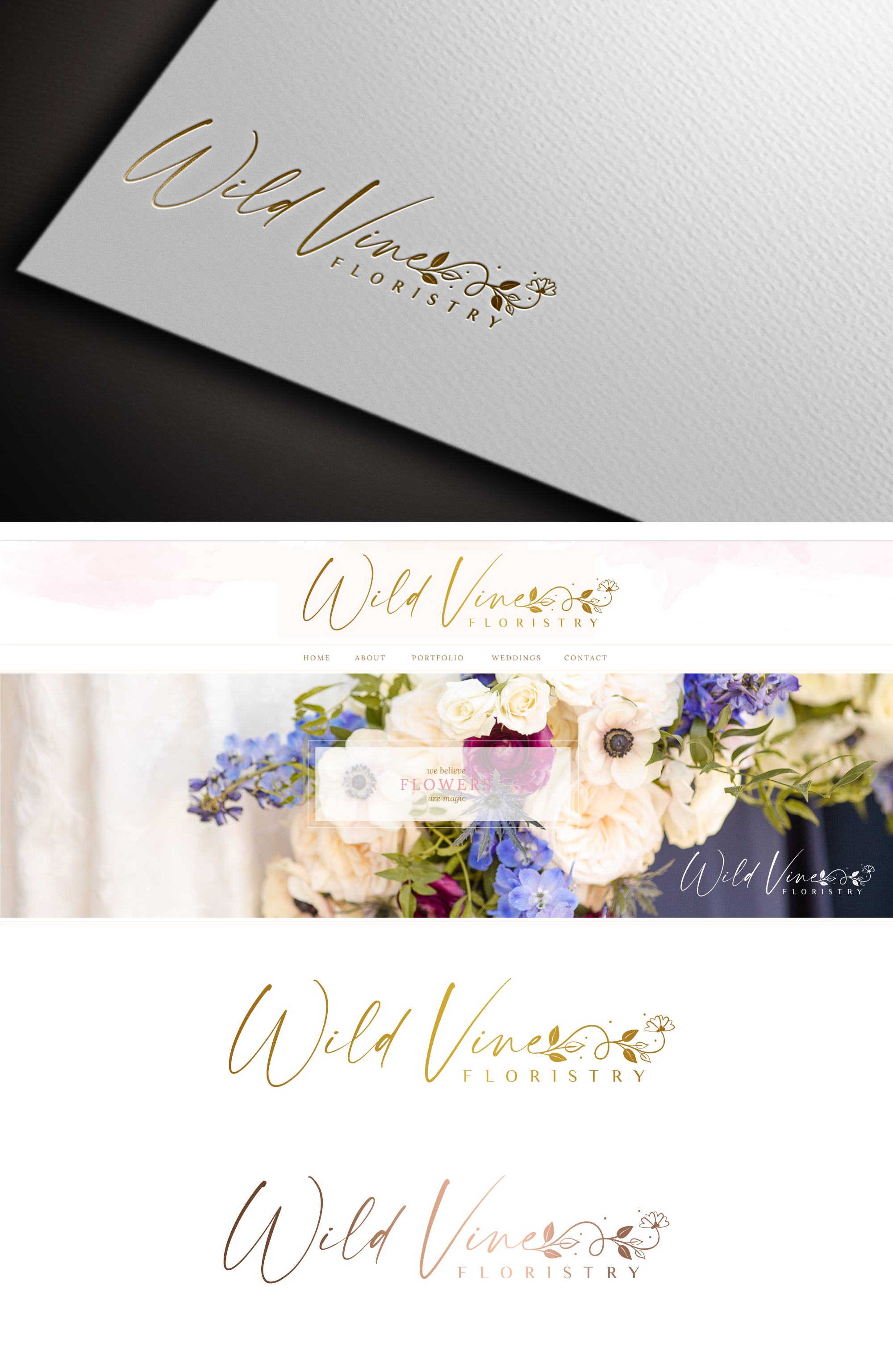 Logo Design by Jelena B for Wild Vine Floristry | Design #32549689