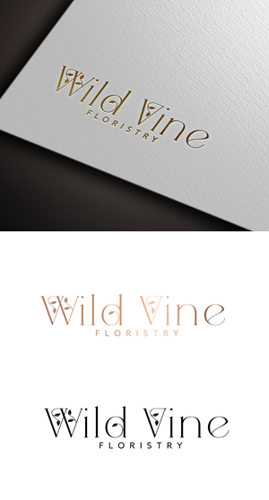 Logo Design by Jelena B for Wild Vine Floristry | Design: #32554665
