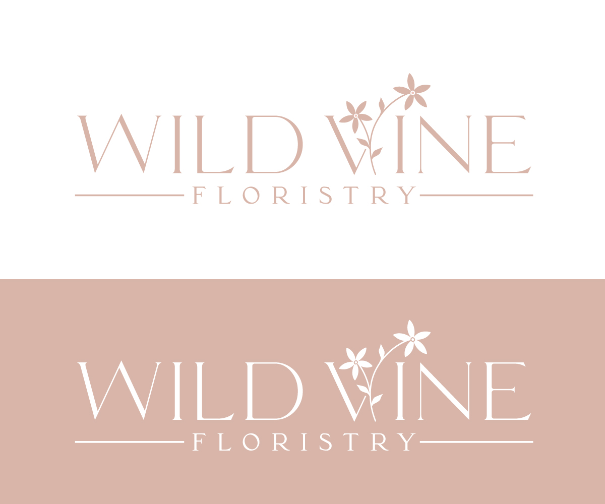 Logo Design by Adi Graphics for Wild Vine Floristry | Design #32560061