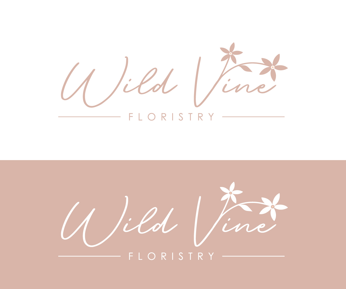 Logo Design by Adi Graphics for Wild Vine Floristry | Design #32560062