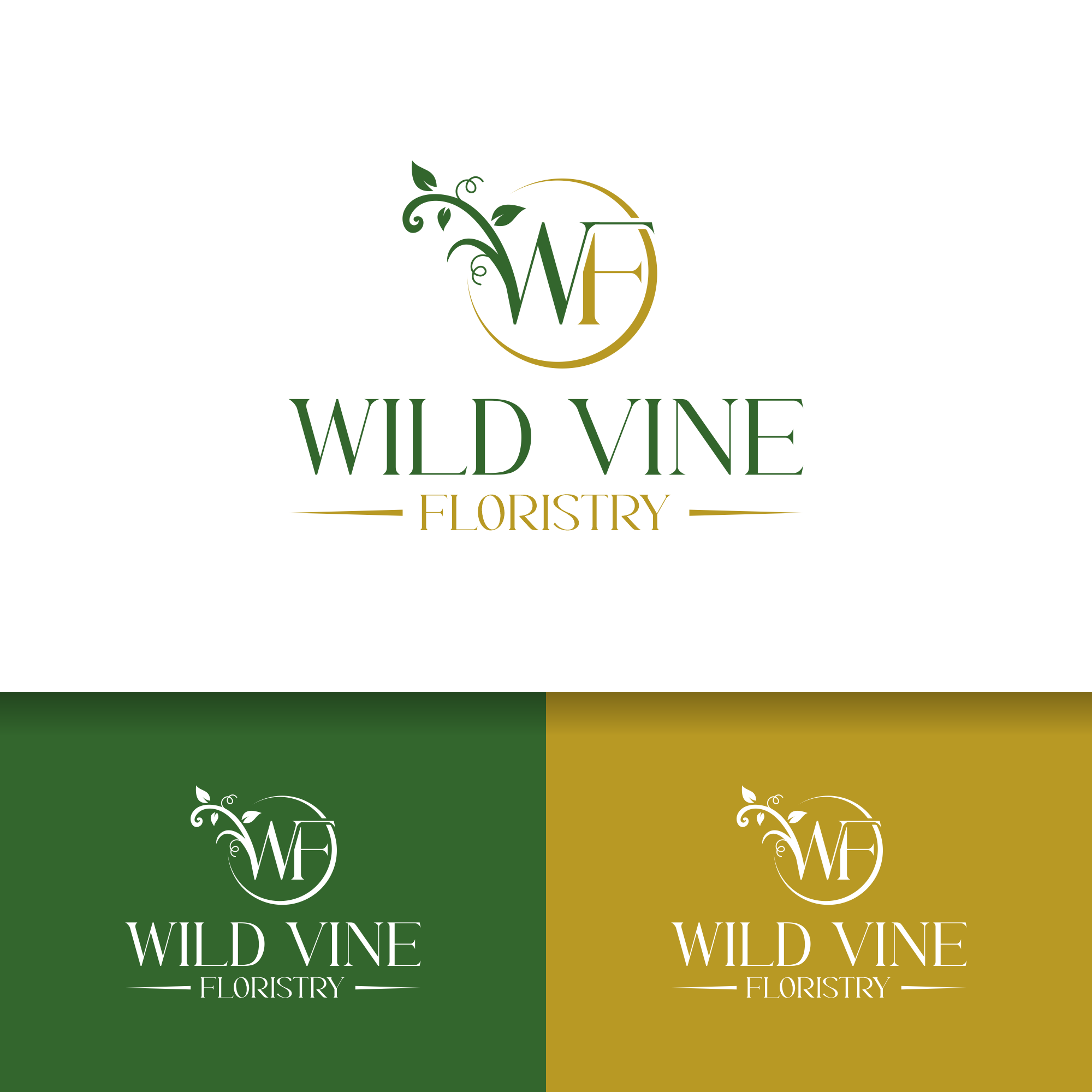 Logo Design by zilong graphic for Wild Vine Floristry | Design #32550570