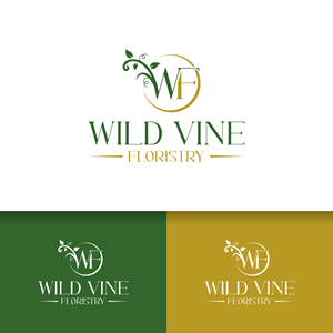 Logo Design by zilong graphic for Wild Vine Floristry | Design: #32550570
