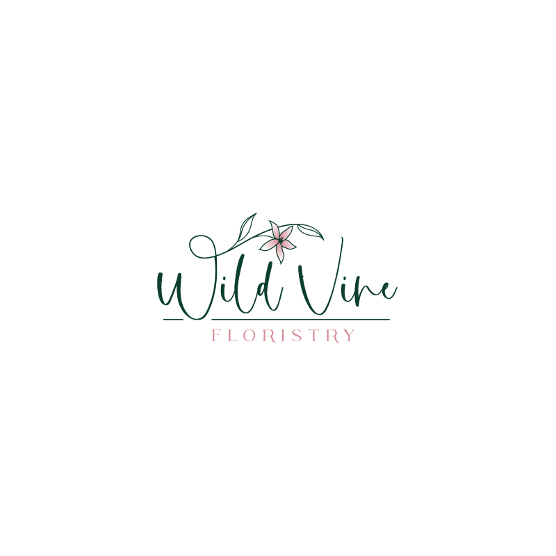 Logo Design by Twig Creation for Wild Vine Floristry | Design #32650286