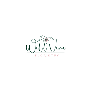 Logo Design by Twig Creation for Wild Vine Floristry | Design: #32650286