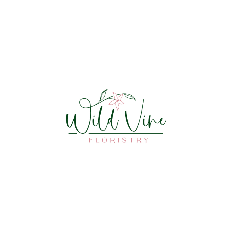 Logo Design by Twig Creation for Wild Vine Floristry | Design #32650288