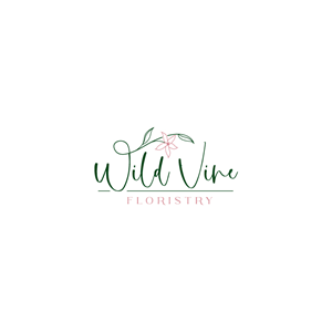 Logo Design by Twig Creation for Wild Vine Floristry | Design: #32650288