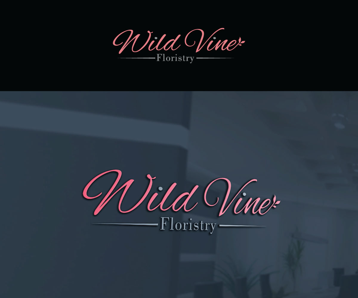Logo Design by Luckey yaari for Wild Vine Floristry | Design #32553095
