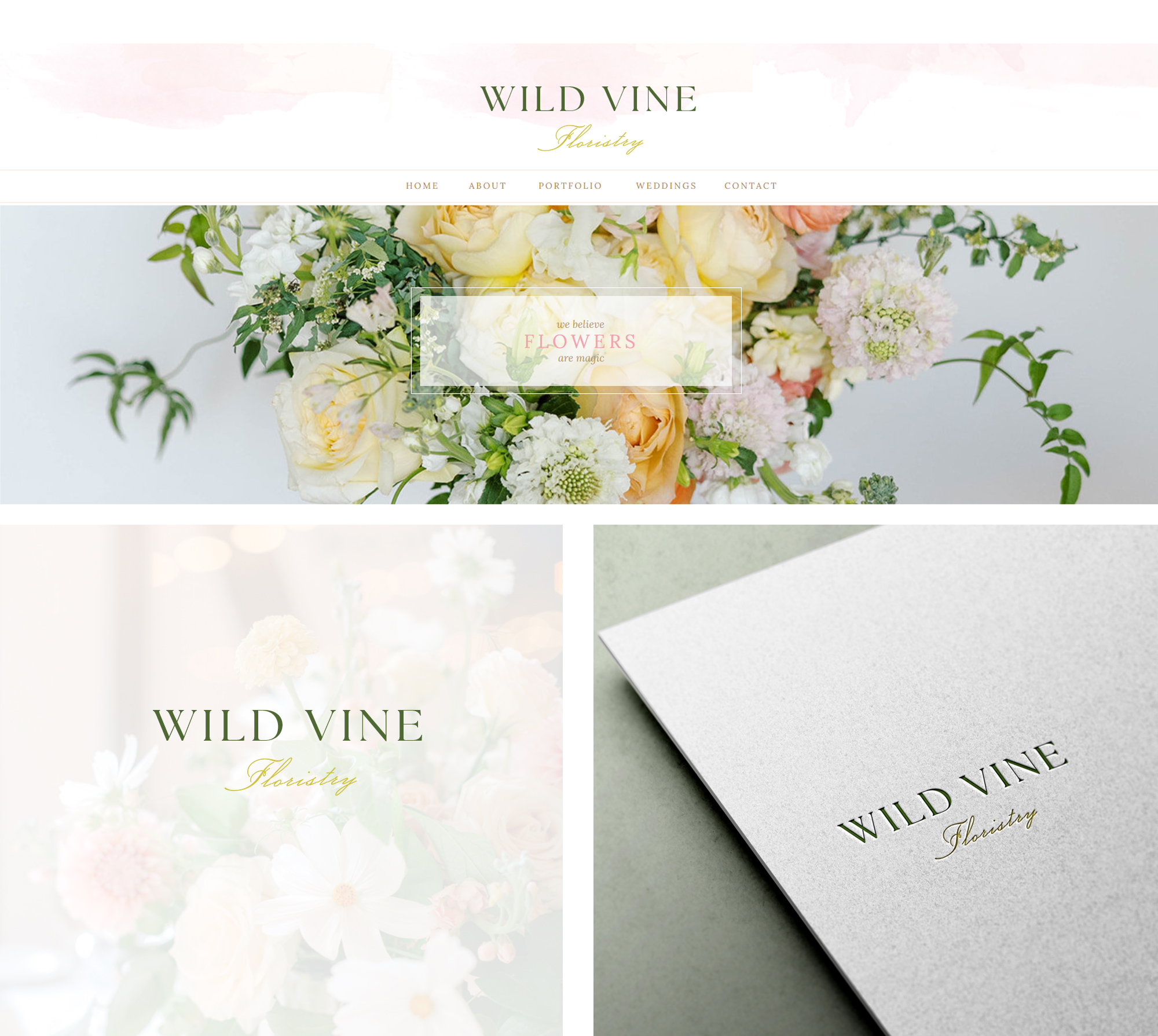 Logo Design by DraganaK. for Wild Vine Floristry | Design #32593592