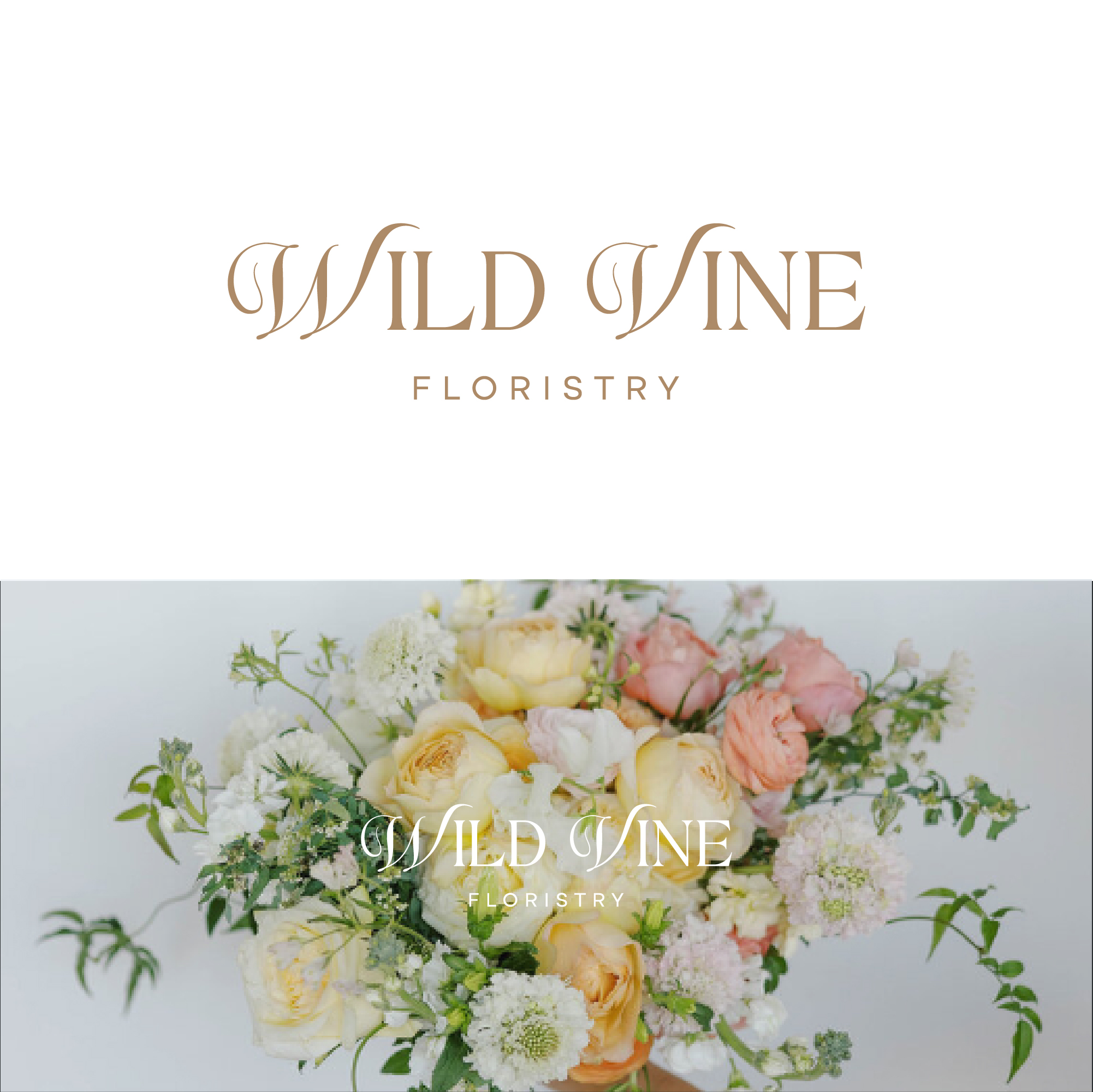 Logo Design by Peroni for Wild Vine Floristry | Design #32594455