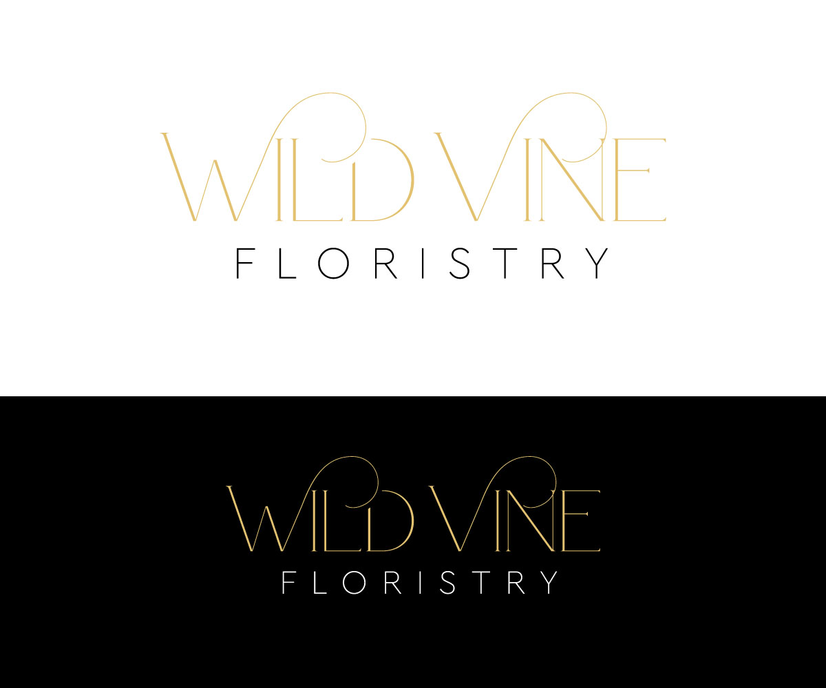 Logo Design by Kavth for Wild Vine Floristry | Design #32591615