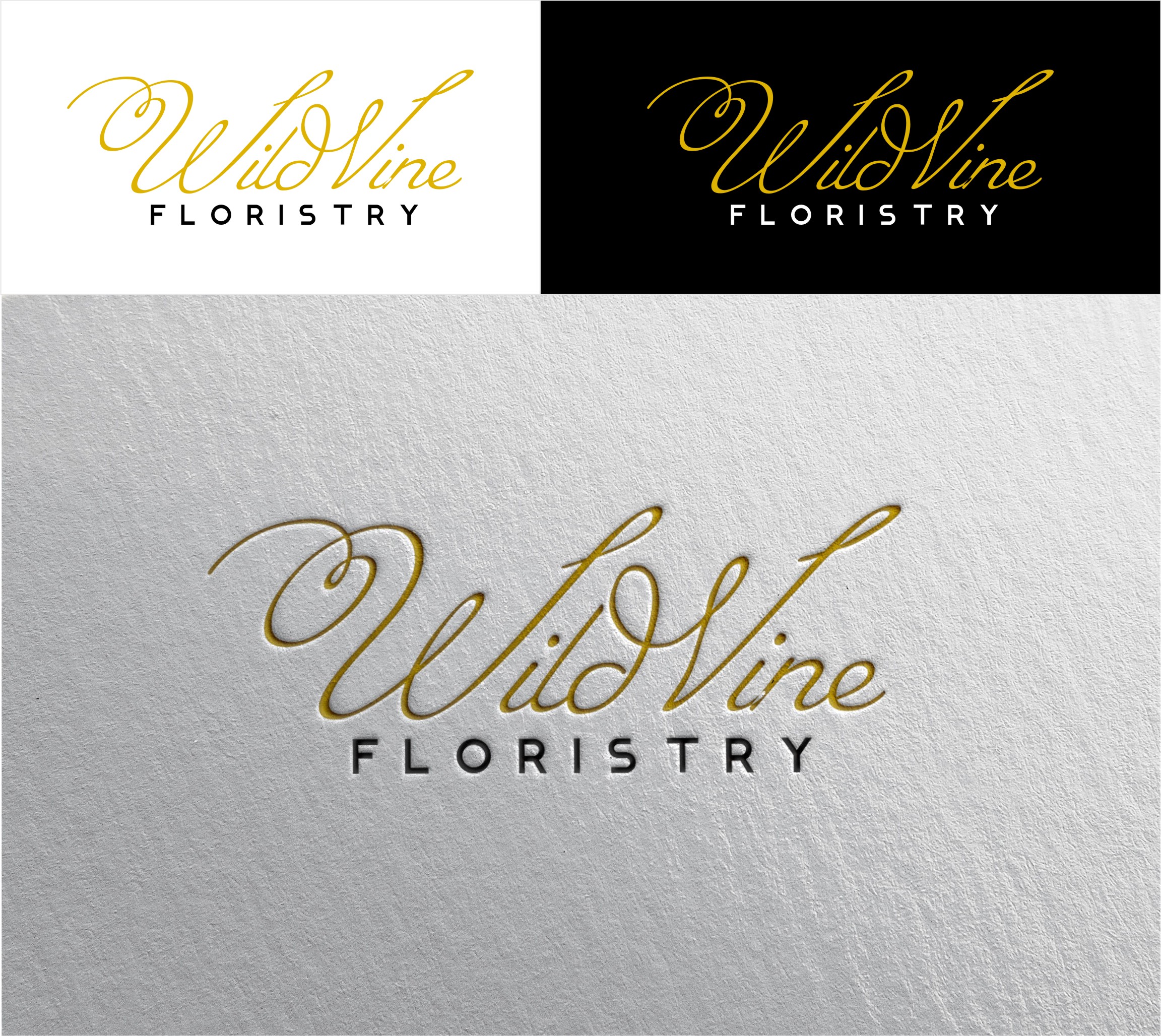 Logo Design by akmalux for Wild Vine Floristry | Design #32550798