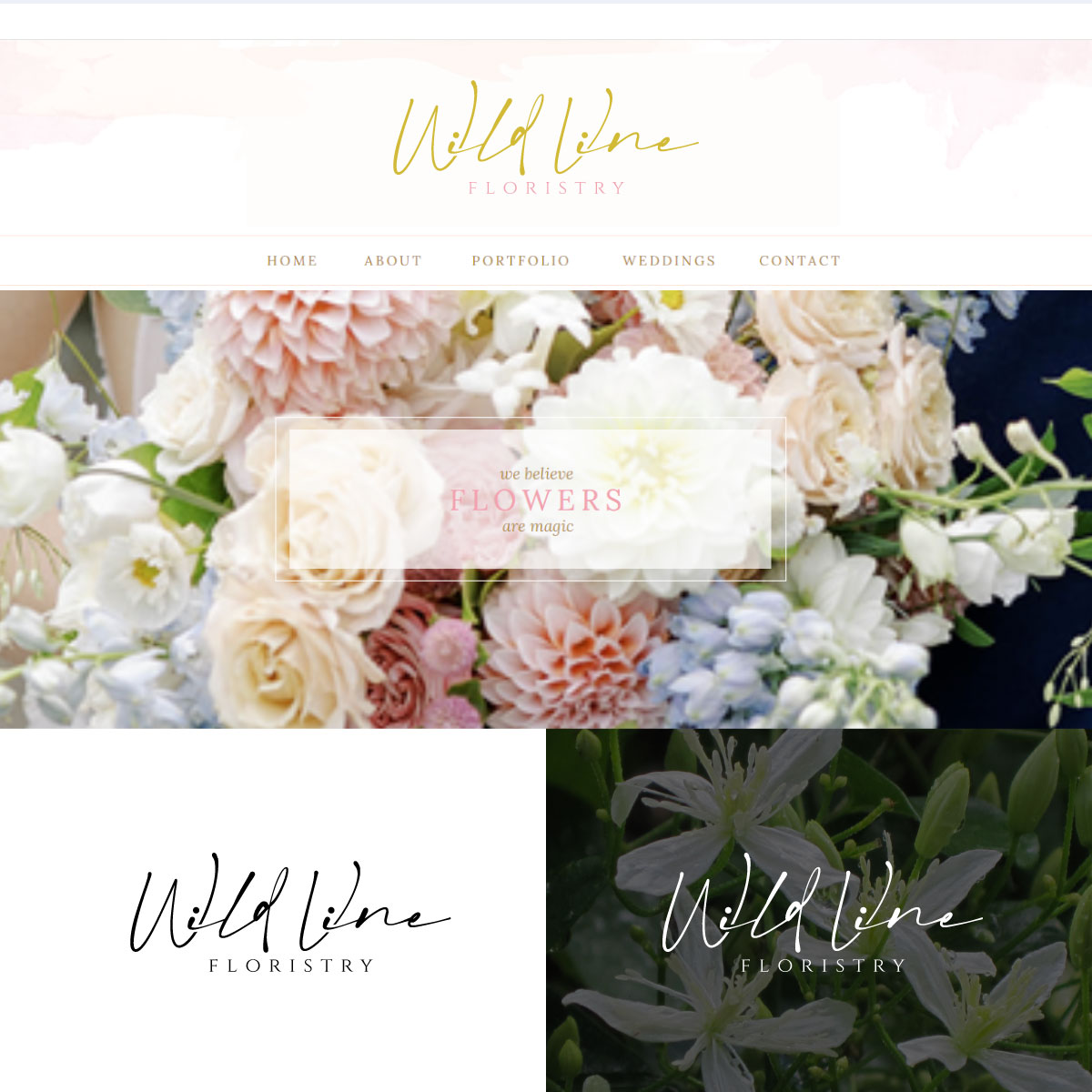 Logo Design by chris Ray for Wild Vine Floristry | Design #32552836