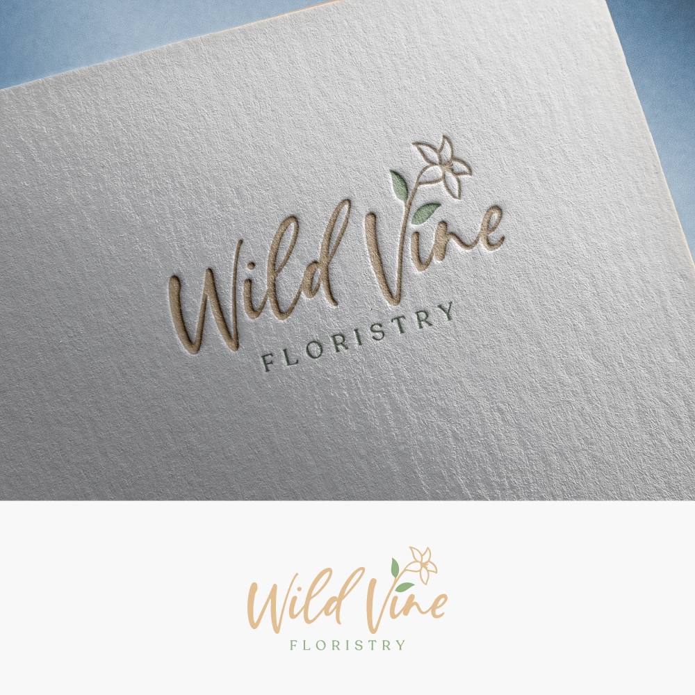 Logo Design by omahsegoro for Wild Vine Floristry | Design #32595883