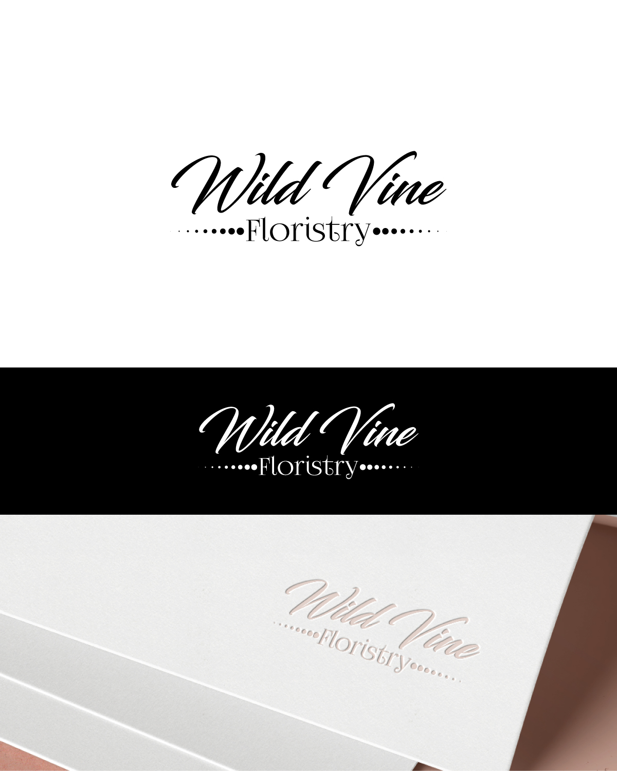 Logo Design by graphics^master for Wild Vine Floristry | Design #32552037