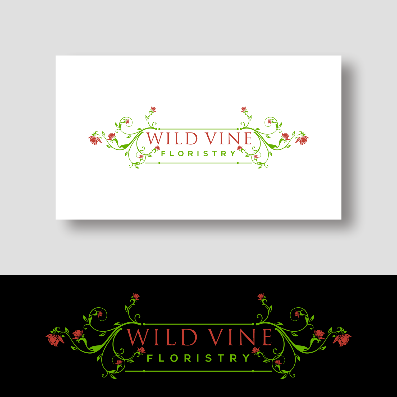 Logo Design by semarco for Wild Vine Floristry | Design #32551936