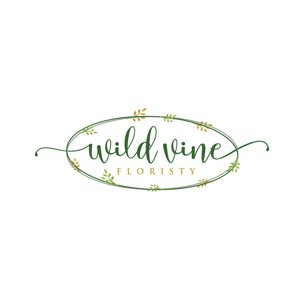 Logo Design by Elrich for Wild Vine Floristry | Design #32551000