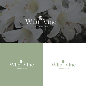 Logo Design by Sbranding for Wild Vine Floristry | Design: #32562054