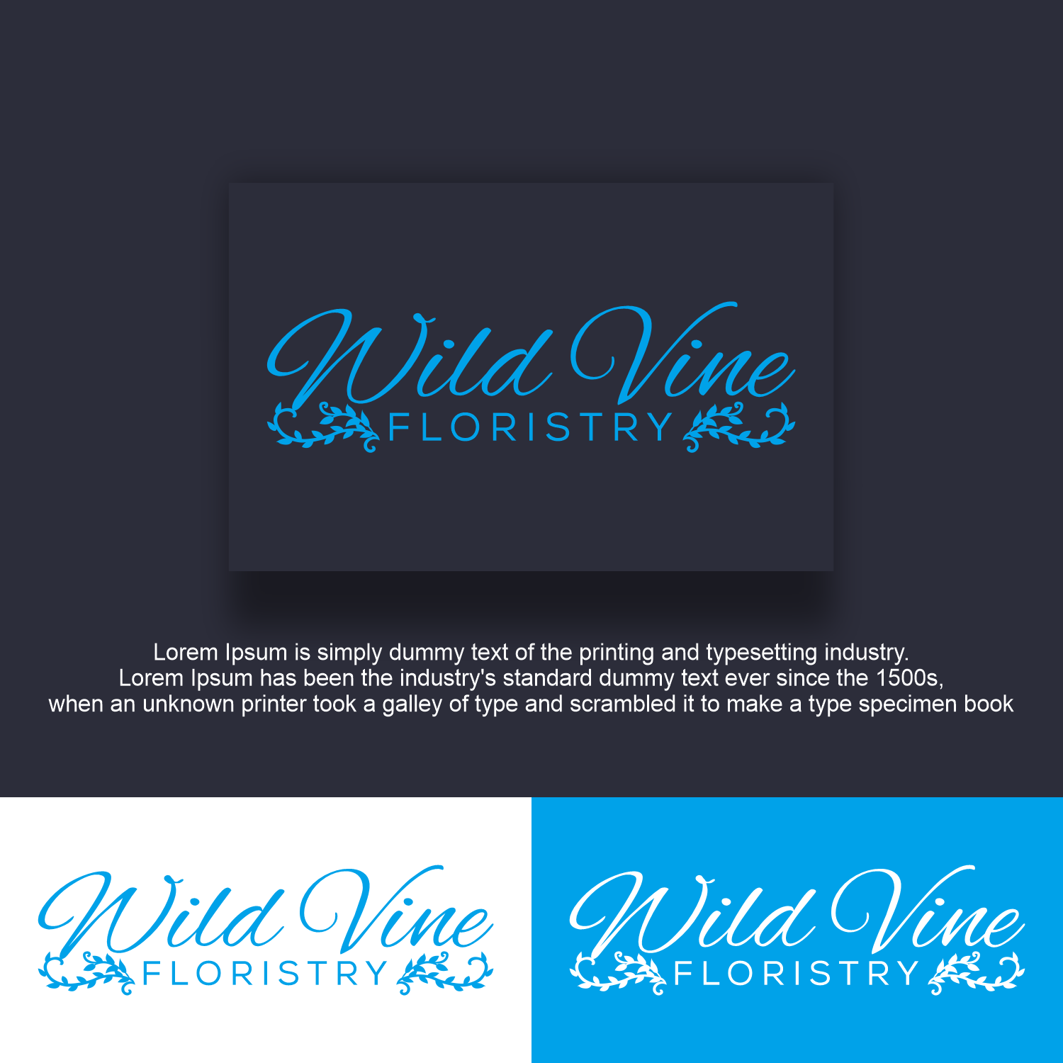 Logo Design by Abigaill_design for Wild Vine Floristry | Design #32555529