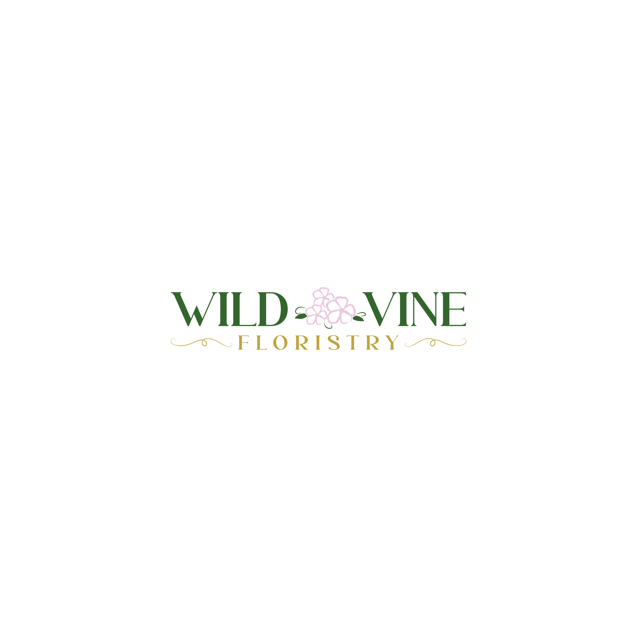 Logo Design by Think Tank Design for Wild Vine Floristry | Design #32597321