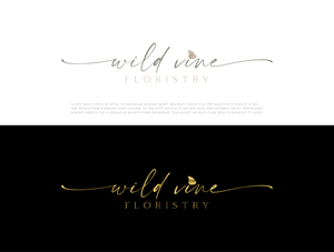 Logo Design by Creative Poli for Wild Vine Floristry | Design: #32596533