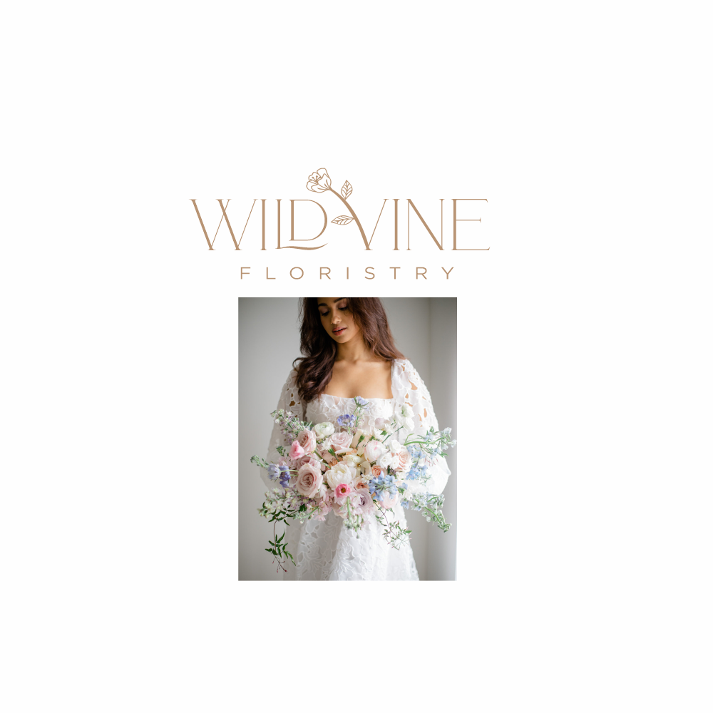 Logo Design by ciolena for Wild Vine Floristry | Design #32581297