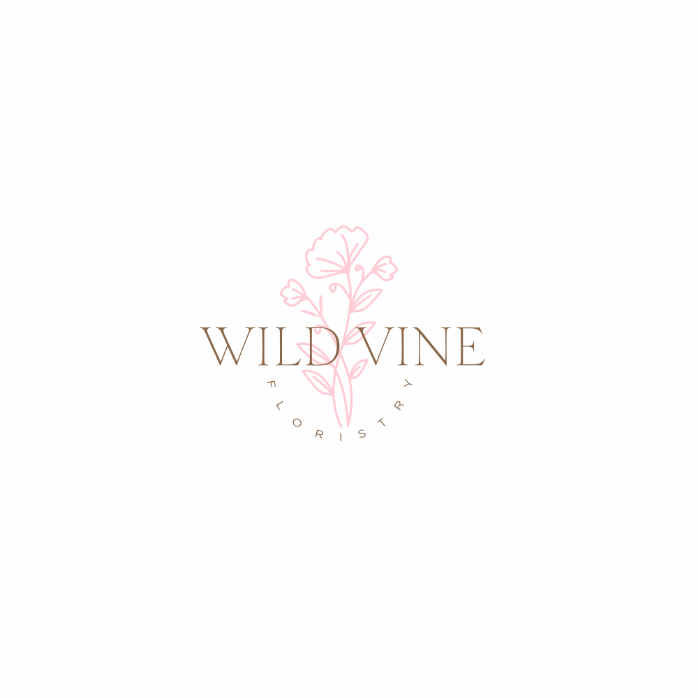 Logo Design by ciolena for Wild Vine Floristry | Design #32581848