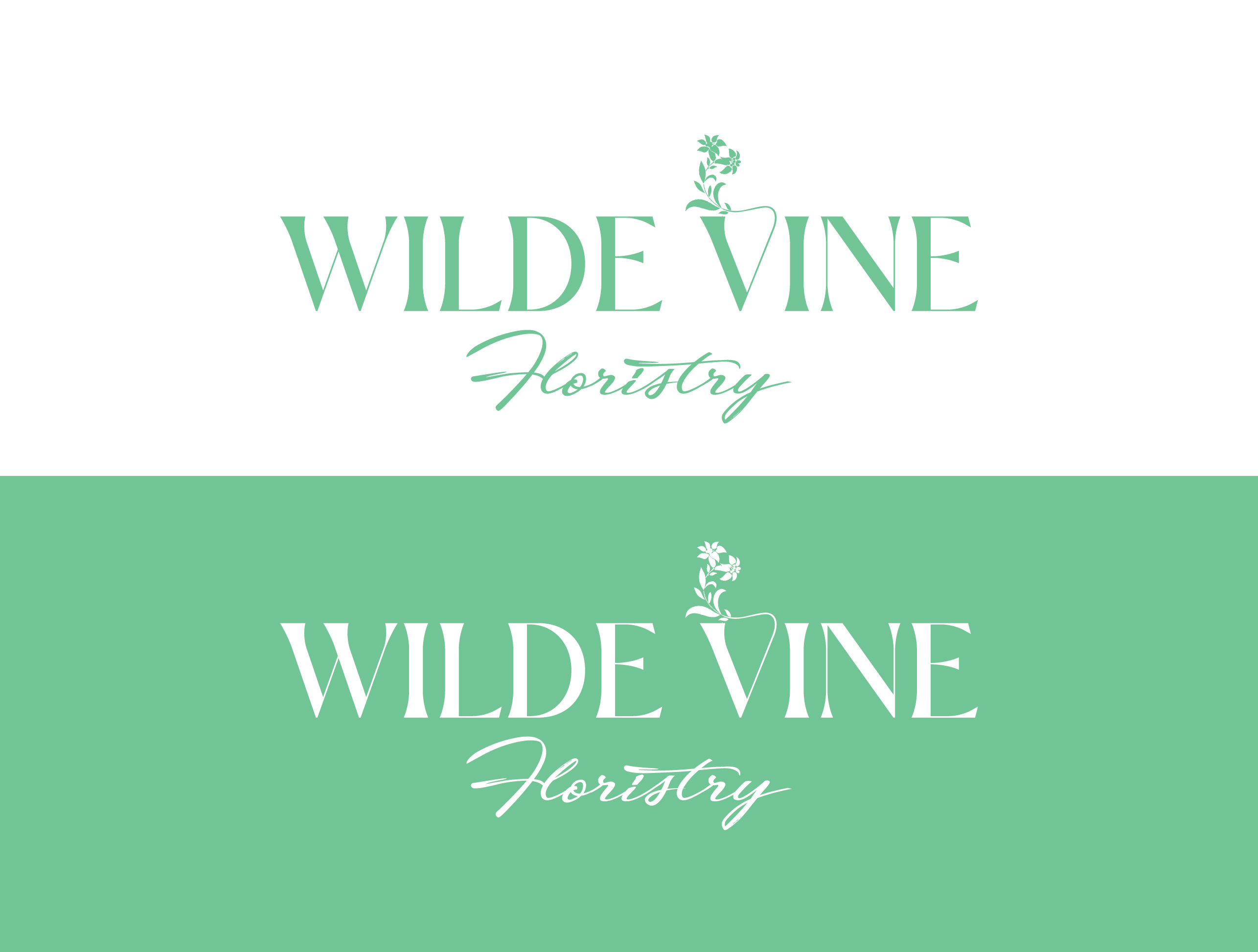 Logo Design by jika for Wild Vine Floristry | Design #32553391